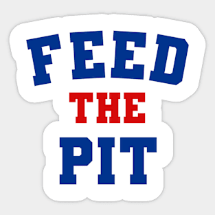 Feed the Pit Buffalo Bills Football NFL Fan Tshirt Sticker